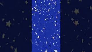 Exploding Stars Overlay Confetti Animated Blue Screen  Green Screen greenscreen short shorts [upl. by Hamnet]