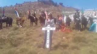 Mariandra Heunis speaking at the Witkruis Monument filmed by Shawn Ashcroft [upl. by Vanessa]