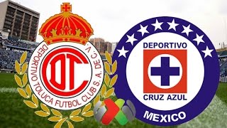 J8 Toluca vs Cruz Azul 10 CL 2015  Resumen FULL HD [upl. by Elleinod567]