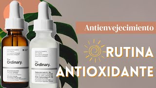 THE ORDINARYSERIE DE COMBINACIONES️⃣4️⃣ETHYLATED ASCORBIC ACID 15 SOLUTIONHYALURONIC ACID 2B5 [upl. by Mareld]