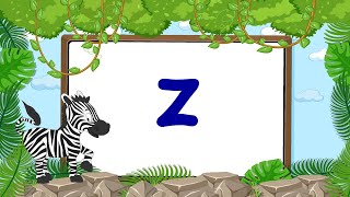 Words starting with z  z words  z sound words  Phonics for beginners [upl. by Llemert577]