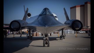 SR71A BlackBird Display  Edwards AFB Aerospace Valley Air Show [upl. by Peppel]