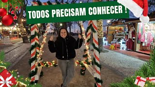 MERCADO de NATAL em LISBOAPORTUGAL 🇵🇹 TOUR e LUZES 2023 🎄 [upl. by Viviane]