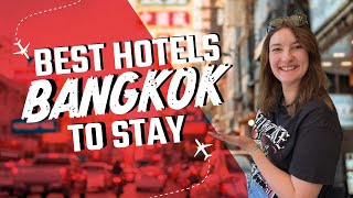 Top 5 MustTry Hotels in Bangkok for FirstTime Visitors 2024 [upl. by Elocel]