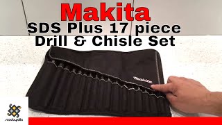 Makita SDS Plus 17 piece Drill amp Chisel Set [upl. by Nehgem792]