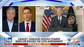 Hawley Calls On Garland To Prosecute Or Remove Biden Slams Presidents Campaign For Using TikTok [upl. by Notloc]