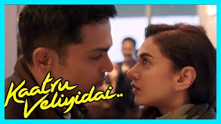 Kaatru Veliyidai Tamil Movie  Karthi surprises Aditi  Karthi  Aditi Rao Hydari [upl. by Nnateragram324]