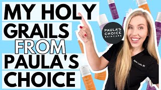 My Holy Grails From Paula’s Choice  The Budget Derm Approved Products [upl. by Coray956]