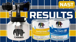 Caparol NAST Haftprimer and PUSatin  Results [upl. by Yager]