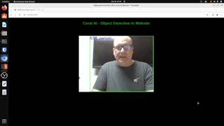 Webcam to Browser with Object Detection Using Google Coral AI [upl. by Etnoval]