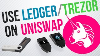 How to Buy on Uniswap Using Your Ledger Nano  Trezor Wallet Using MetaMask [upl. by Enyaz443]