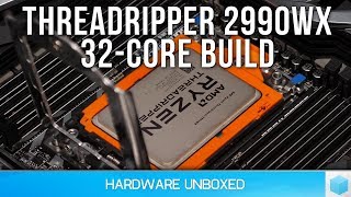 Threadripper 2990WX Build feat MSI X399 Creation amp Wraith Ripper [upl. by Cia]