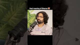 Dharma nibhana hota hai💝💯 shorts ytshorts podcast dharma hindu rishte [upl. by Frohne]