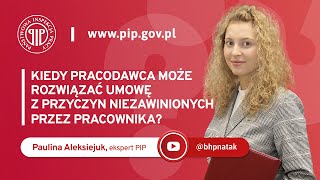 ARTYKUŁ 53  rozwiązanie umowy o pracę z przyczyn niezawinionych przez pracownika [upl. by Uhn598]