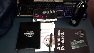 Wipro Joining Kit Unboxing 2022 ⚡ Wipro Process Associate ⚡ Welcome Kit for Freshers 🔥🔥🔥🔥 [upl. by Colly850]