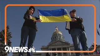 Colorado rally Saturday marks 2 years since Russian invasion of Ukraine [upl. by Euginom]