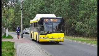 Solaris Urbino 12 III CNG 011 ŁachDąbrowa Górnicza Przejazd 656 [upl. by Esydnac]