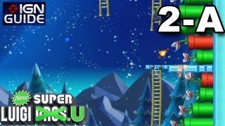 New Super Luigi U 3 Star Coin Walkthrough  LayerCake DesertA Slippery Rope Ladders [upl. by Nilesoy989]