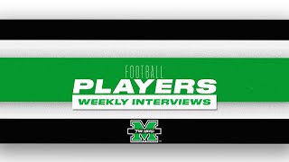 Marshall Football Player Weekly Interviews Week 10  ULM [upl. by Nitnilc]