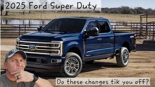 Do these 2025 Ford Super Duty Changes Tick you off Be warned about the 2025 Ford [upl. by Olive]