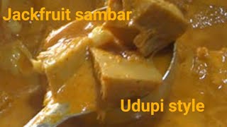 No onion no garlic very tasty temple style Udupi jackfruit sambarsuper delicious [upl. by Seessel204]