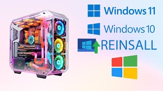 Windows 10 Reinstall Tutorial StepbyStep Installation amp Reinstallation Guide  Anything TampU [upl. by Eastlake]