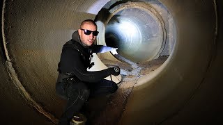 Exploring Underground Tunnel System Below City Creepy  Jiggin With Jordan [upl. by Noira]