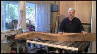 Dressing Rough Lumber  A woodworkwebcom woodworking video [upl. by Aidin]