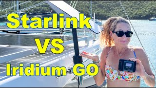 Starlink vs Iridium GO E70 [upl. by Nauqet]