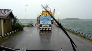 Bus arriving at NauvoParainen ferry [upl. by Dola462]