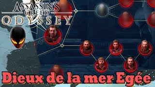 ASSASSINS CREED ODYSSEY Dieux de la mer Egée  Membres du Culte [upl. by Ltihcox]