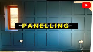 How To Install Wall Panelling In Your Home  DIY Board And Batten [upl. by Horter]