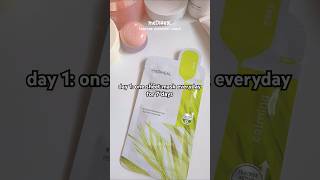 sheetmaskchallenge d1 mediheal tea tree essential mask mediheal teatreeessentialmask maskweek [upl. by Acireed]