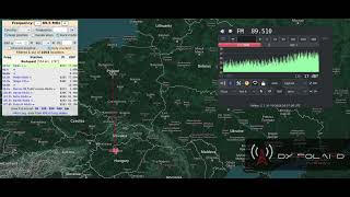 895 MHz  Rádió 1  Budapest  554 km in Poland  31102024 [upl. by Nahgiem419]