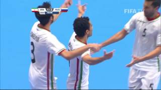 Iran v Russia  FIFA Futsal World Cup 2016  Match Highlights [upl. by Jozef]