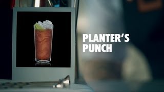 PLANTER’S PUNCH DRINK RECIPE  HOW TO MIX [upl. by Yhtrod48]