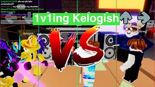 1v1ing Kelogish On Roblox Funky Friday [upl. by Goer]