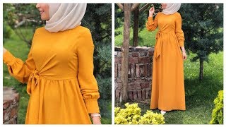 فساتين صيفية أنيقة للمحجبات موضة 2020 Robe hijab [upl. by Zola]