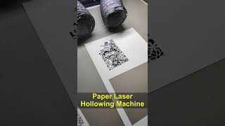 Create Stunning 3D Paper Carvings with a CO2 Laser Hollowing Machinelasermarking laserengraving [upl. by Nelan]