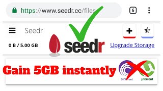 🔥Seedr Space Increase 6GB Free 🔥 NoMoreTorrent  Increase Torrent Speed [upl. by Damaris]