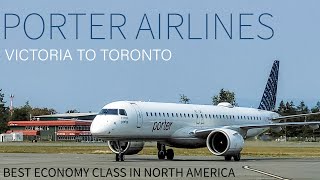 Porter Airlines Trip Report  Victoria to Toronto E195E2 [upl. by Auos]