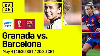 Granada vs Barcelona  Liga F 202324 Matchday 26 Full Match [upl. by Htebyram]