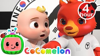 Taekwondo Song  4 HOURS of CoComelon Nursery Rhymes amp Kids Songs [upl. by Neely]