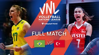 🇧🇷 BRA vs 🇹🇷 TUR  Full Match  Preliminary Phase  Womens VNL 2022 [upl. by Rimas717]