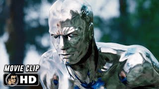 FANTASTIC 4 RISE OF THE SILVER SURFER Clip  quotThe Silver Surfer vs US Armyquot 2007 [upl. by Hairom180]