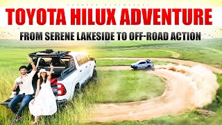 Toyota HILUX Adventure  From Serene Lakeside to OffRoad Action  Sandeep Nadimpalli  Telugu [upl. by Nashbar]