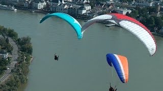 Gleitschirmfliegen am Boppard [upl. by Louis]