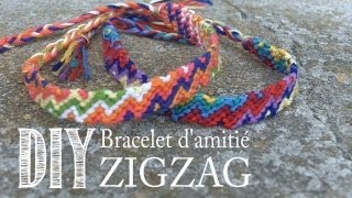 DIY Tuto Bracelet damitiébresilien ZigZag [upl. by Haneen739]