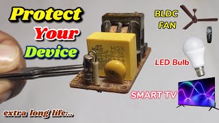 Protect your Sensitive Appliances  AC Voltage Filter voltageprotector bldcfan experiment [upl. by Alyakim530]