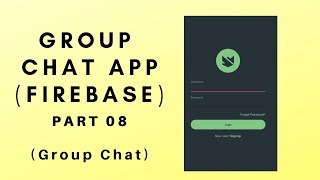 Group Chat App using Firebase in Android Studio PART 8 Group Activity [upl. by Alleoj]